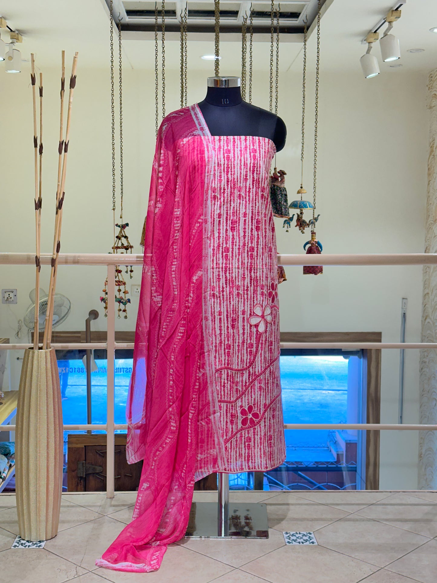 Barbie Pink Cotton with Digital Print
