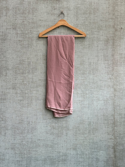 Deep Mauve Tissue Organza with Gotapatti Work