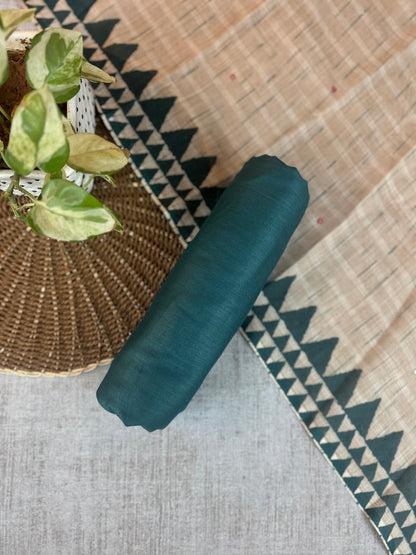 Fun Green Linen with Digital Print